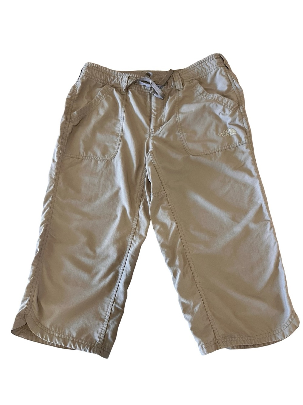 The North Face Women's  Beige Drawstring Athletic Shorts